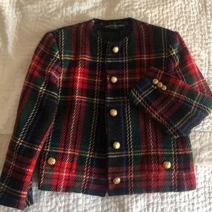 Vintage Plaid Jacket